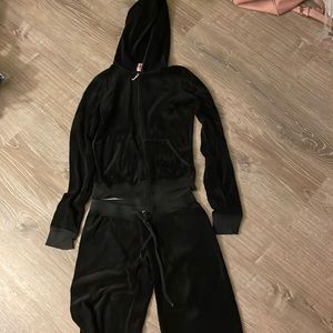 Vintage black juicy couture tracksuit